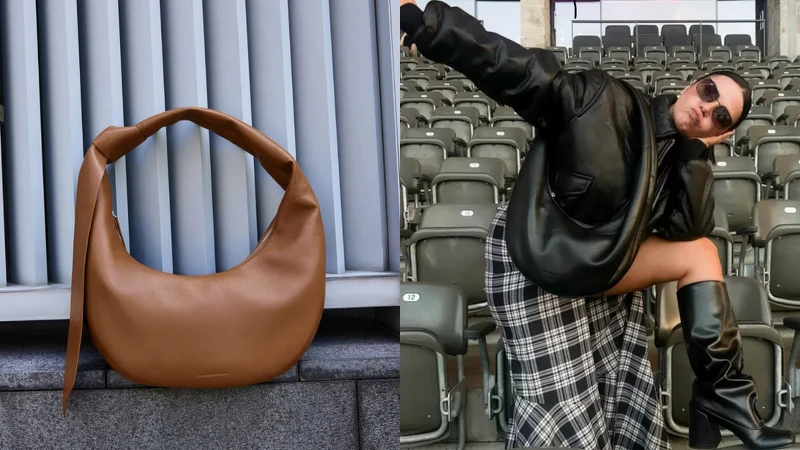 Charles & Keith Toni 軟扭結流浪包NT$2,990。