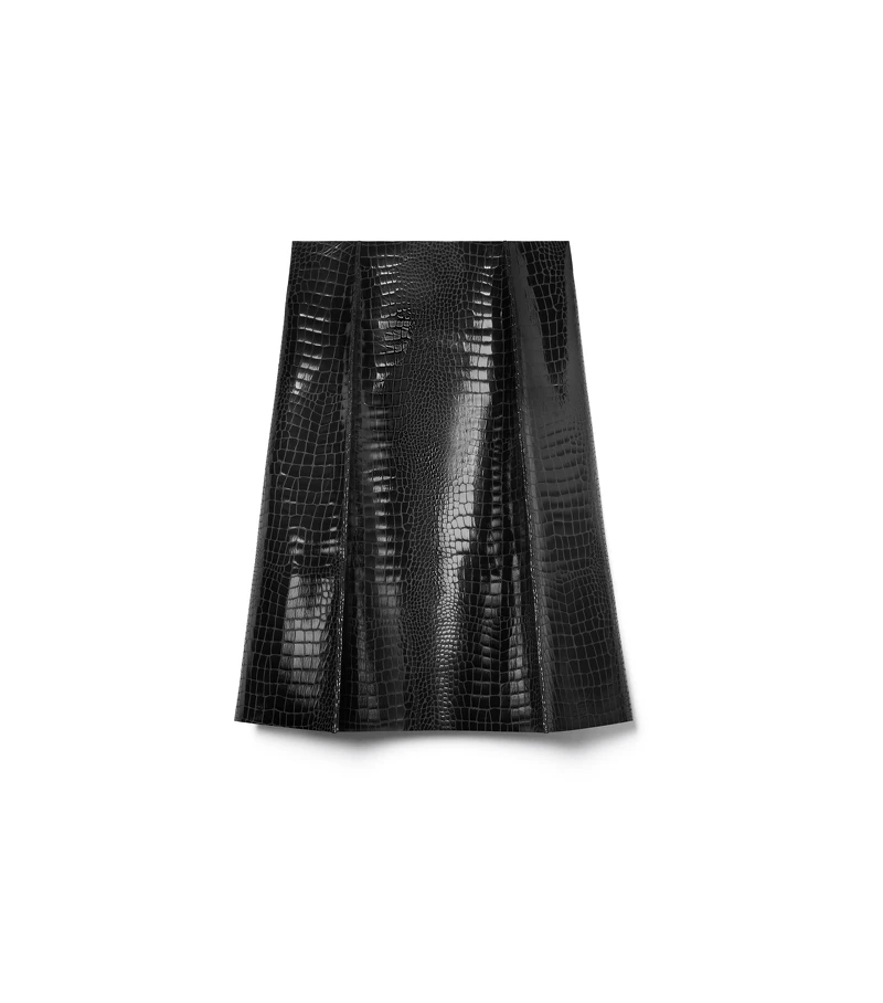 TORY BURCH 仿鱷魚皮半身裙,NT49,900。 TORY BURCH 仿鱷魚皮半身裙,NT49,900。