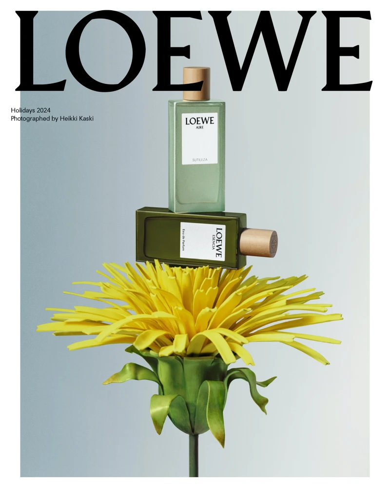 LOEWE奇蹟天光淡香水&黑色圓舞曲淡香精形象圖。 LOEWE奇蹟天光淡香水&黑色圓舞曲淡香精形象圖。
