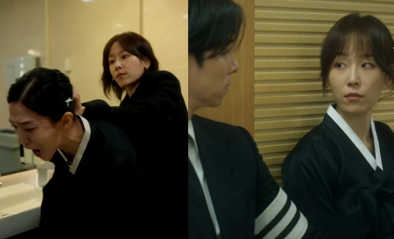 《一箱情緣》學過巴西柔術的仁智 保護韓正元 Photo/ Netflix