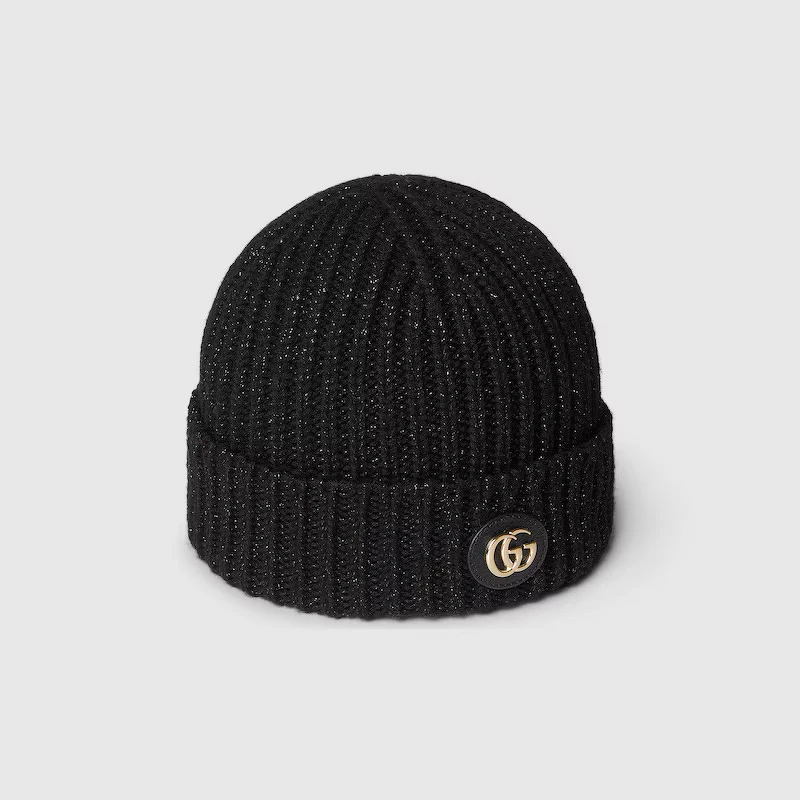 GUCCI黑色毛帽 NT17,300 GUCCI黑色毛帽 NT17,300
