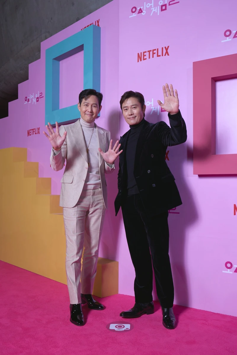 《魷魚遊戲》主要演員李政宰與李炳憲