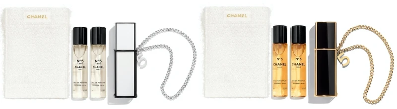 香奈兒N°5奇幻雪白隨行清新晨露淡香水37ml，NT7,680限量。香奈兒N°5奇幻雪白隨行典藏香水37ml，NT7,680限量