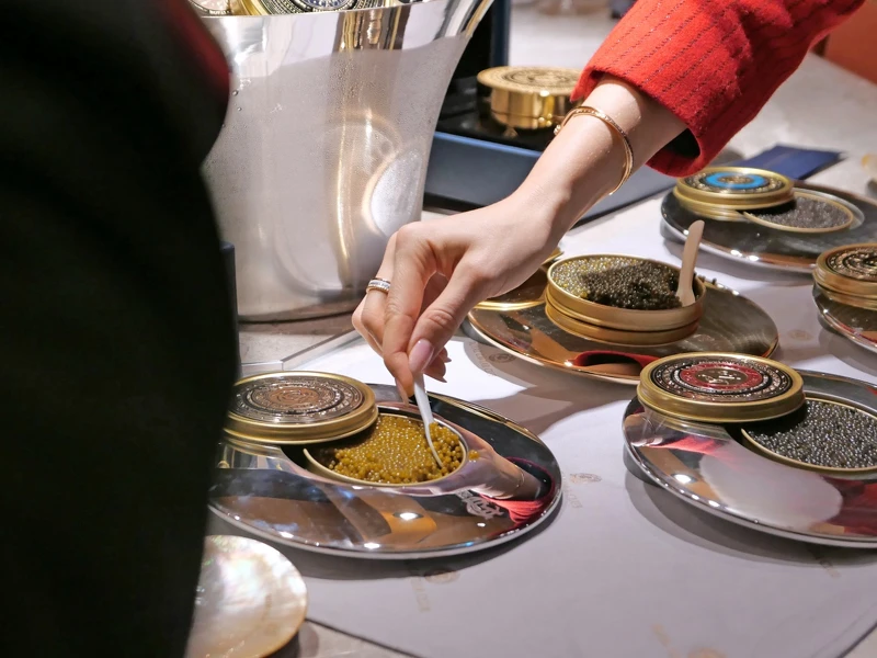 「Royal Caviar Club」經典魚子醬有四款。 「Royal Caviar Club」經典魚子醬有四款。