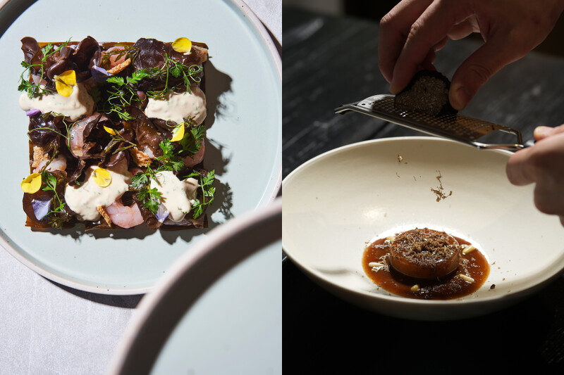 他的創作被納入「Noma」當季的菜單,並收錄在品牌食譜書中。 他的創作被納入「Noma」當季的菜單,並收錄在品牌食譜書中。