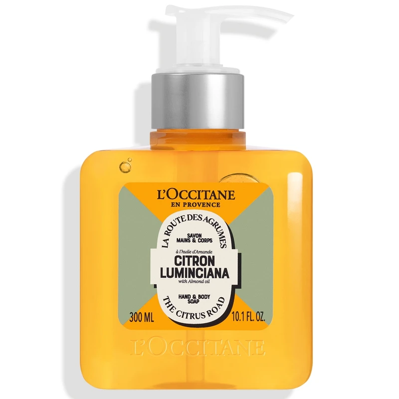 L’OCCITANE歐舒丹奇幻之旅夏娜杏仁潔手沐浴液式皂300ml，NT900