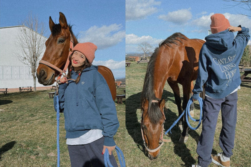 知名藝人紗榮子為農場主人。 知名藝人紗榮子為農場主人。