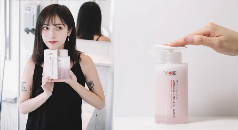 ▲KOC也愛用Jie小潔開箱曬圖分享卸妝小粉水：即使是防水眼線都能卸得一乾二淨！(Jie小潔@__lllin09)