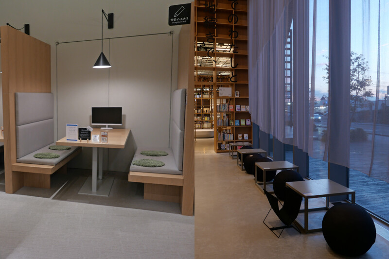 圖書館設置多個閱讀角落。 圖書館設置多個閱讀角落。