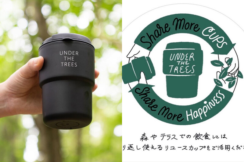 園區內可借用共享杯。 園區內可借用共享杯。