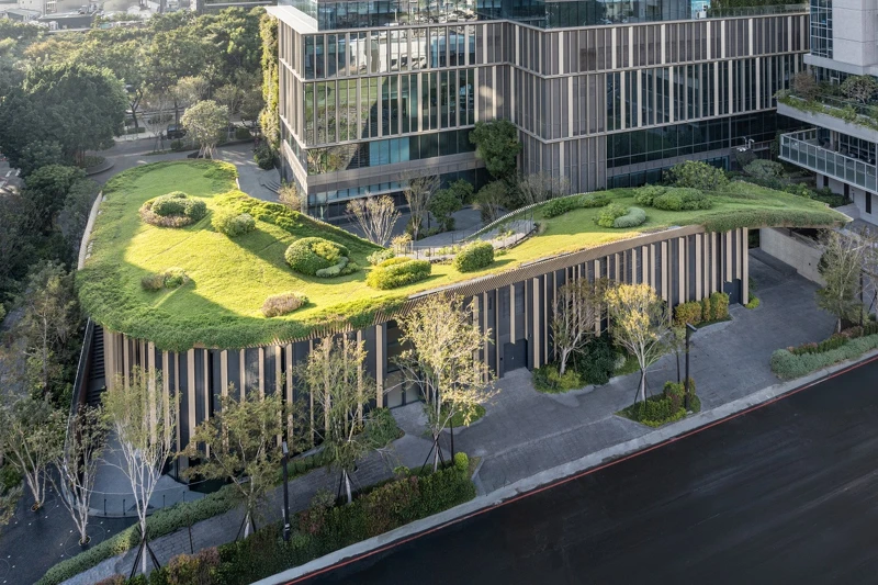 「掀開大地」薄而輕透的視覺外觀。