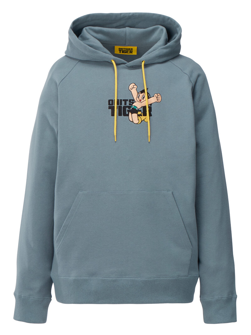 【鬼塚虎x原子小金剛聯名款】刺繡連帽長袖上衣，NT$7,080。