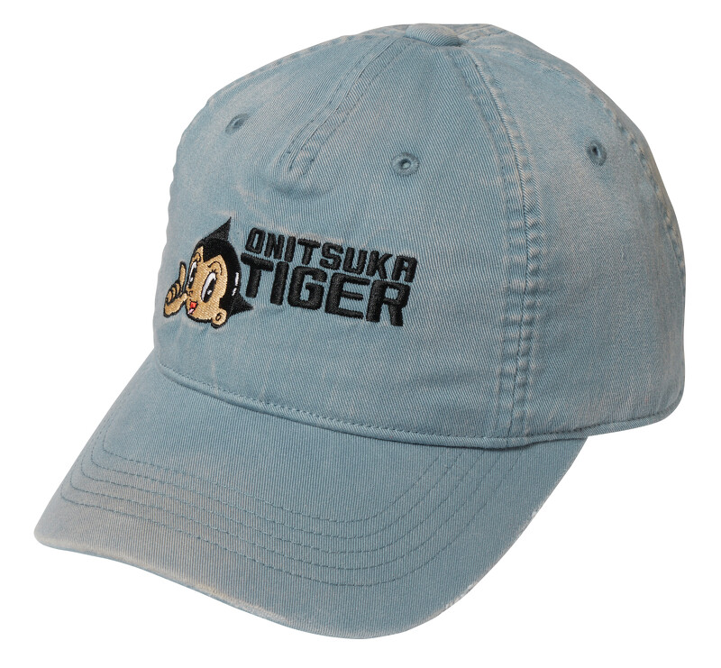 【鬼塚虎x原子小金剛聯名款】洗舊感刺繡棒球帽，NT$3,280。