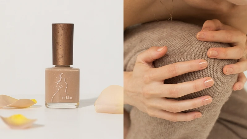 rihka nail polish指甲油(#café latte rose),NT890 rihka nail polish指甲油(#café latte rose),NT890