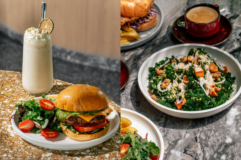 「Café Standard」提供美式料理。 「Café Standard」提供美式料理。