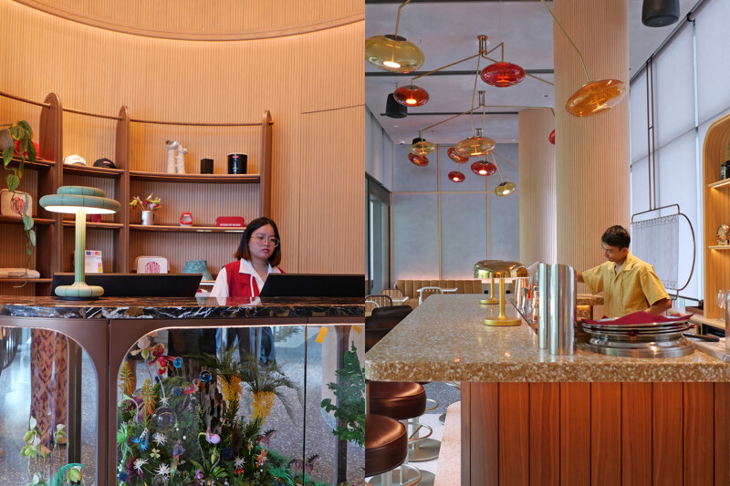 泰國設計師 Shone Puipia 親手打造制服。 泰國設計師 Shone Puipia 親手打造制服。