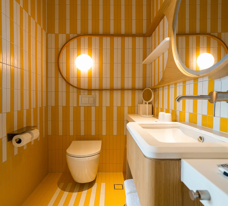 Standard Suite 的衛浴。 Standard Suite 的衛浴。