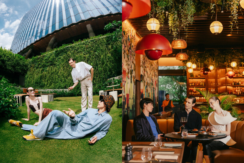 設計團隊將新加坡「The Standard」酒店將多元文化、現代主義美學、藝術熱情與對植物的喜愛融為一體。 設計團隊將新加坡「The Standard」酒店將多元文化、現代主義美學、藝術熱情與對植物的喜愛融為一體。