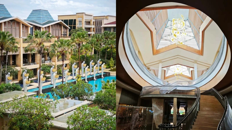 穆麗雅度假村園區俯瞰視角及大廳 穆麗雅度假村園區俯瞰視角及大廳