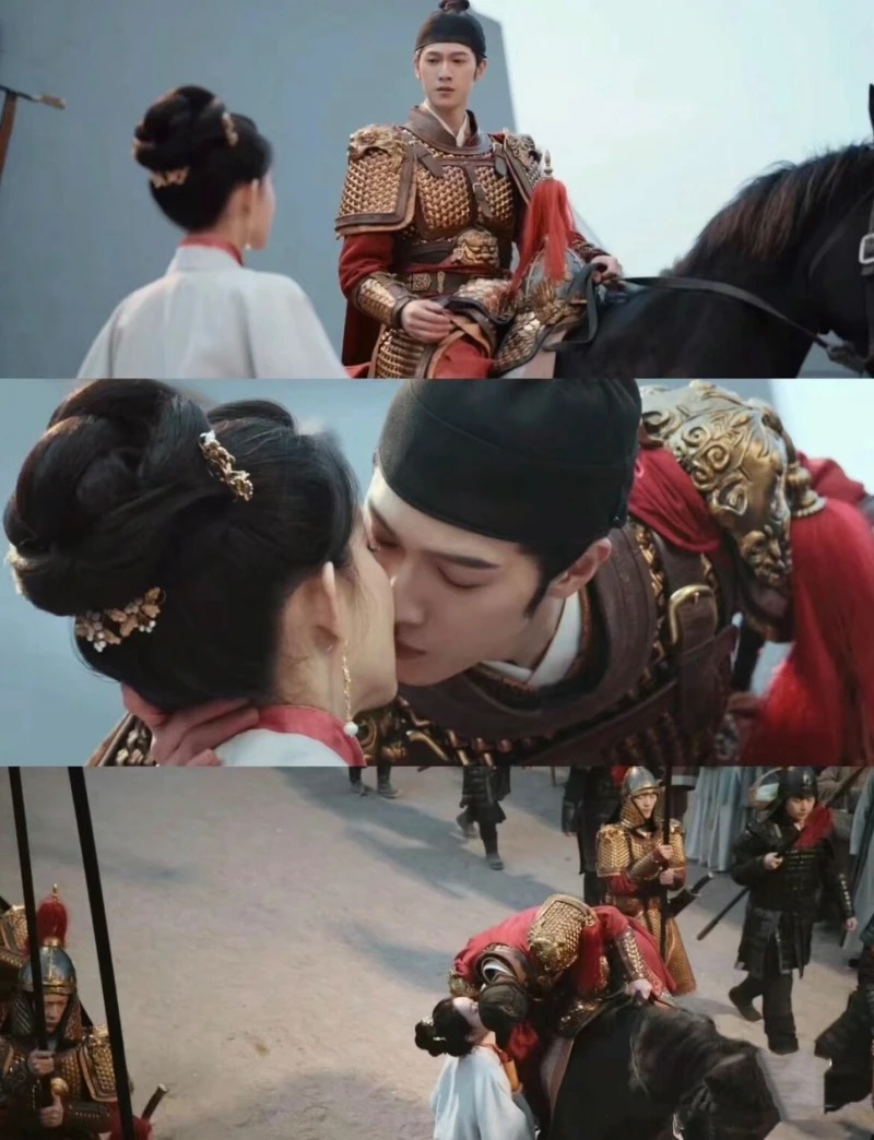 李昀銳、孟子義拍騎馬吻場面浪漫，現場其實一直親不準。