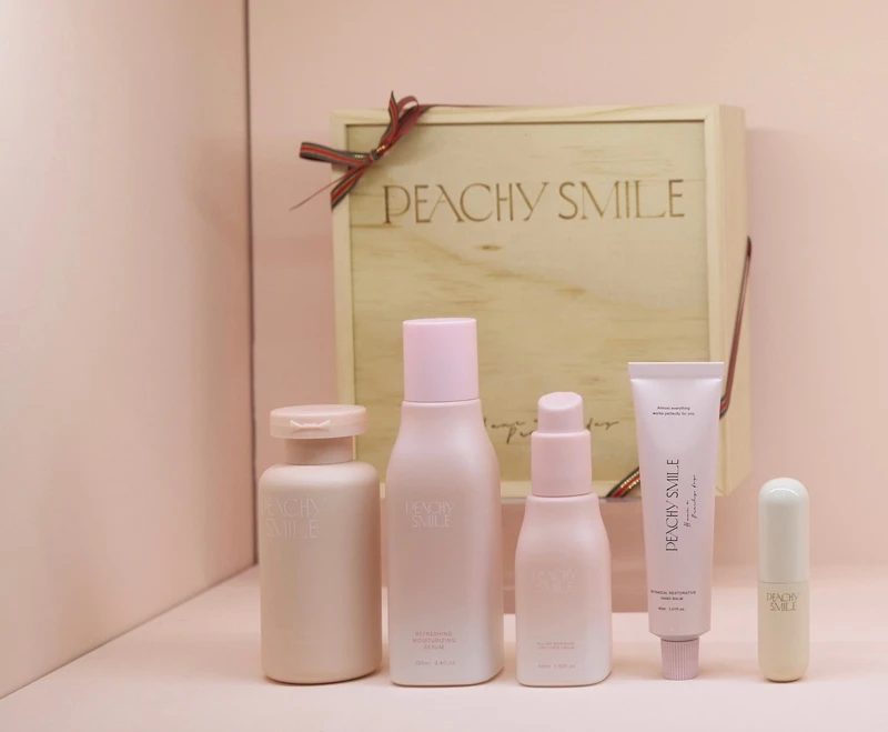 Peachy Smile簡單保養五步驟禮盒，NT4,190