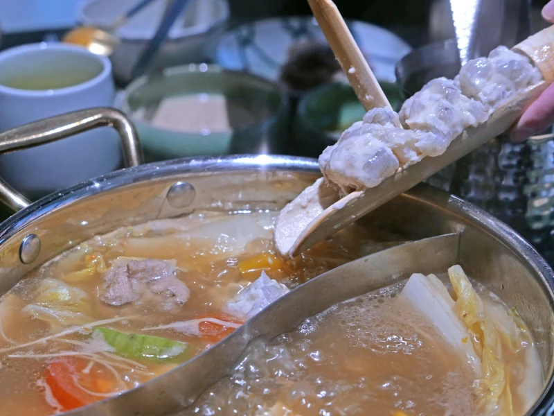 「特製鮮蝦滑」。 「特製鮮蝦滑」。