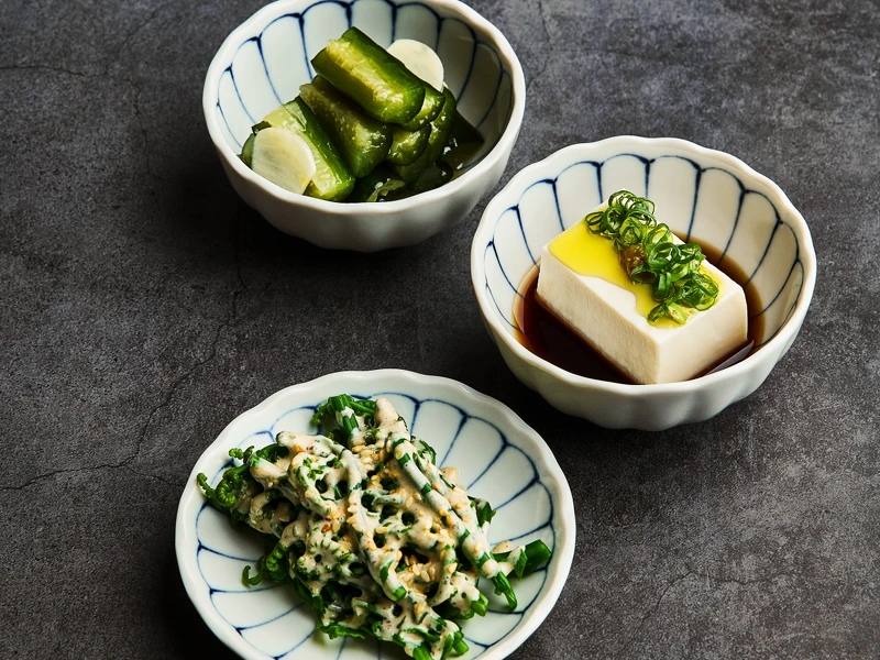 新鮮製作的前菜。 新鮮製作的前菜。