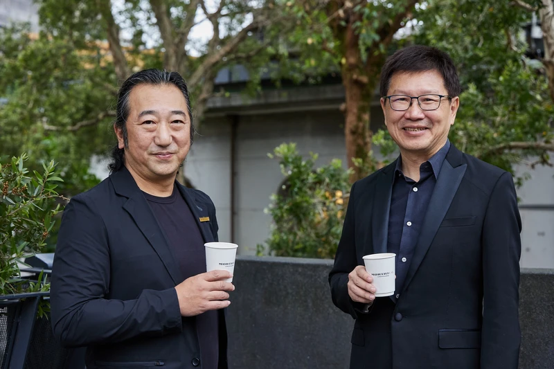 左:MORIHICO.社長市川草介 右:薰衣草森林董事長王村煌 左:MORIHICO.社長市川草介 右:薰衣草森林董事長王村煌