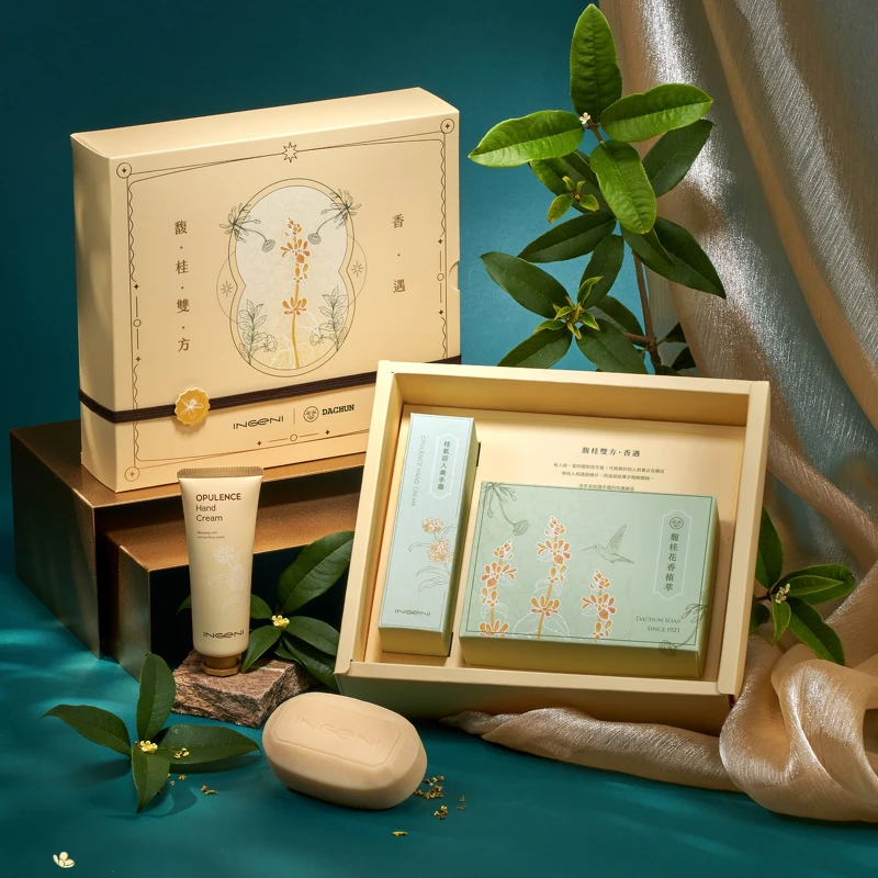 新肌霓x大春煉皂「馥桂雙方•香遇禮盒」,NT1,080 新肌霓x大春煉皂「馥桂雙方•香遇禮盒」,NT1,080