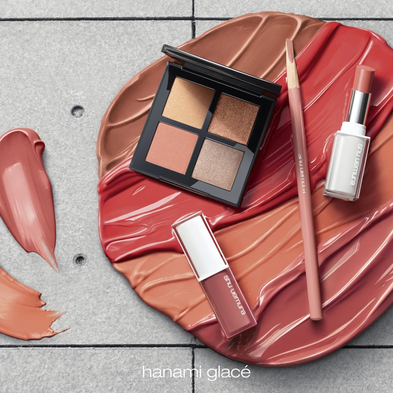 shu uemura植村秀糖心甜菓限量系列產品主視覺。 shu uemura植村秀糖心甜菓限量系列產品主視覺。