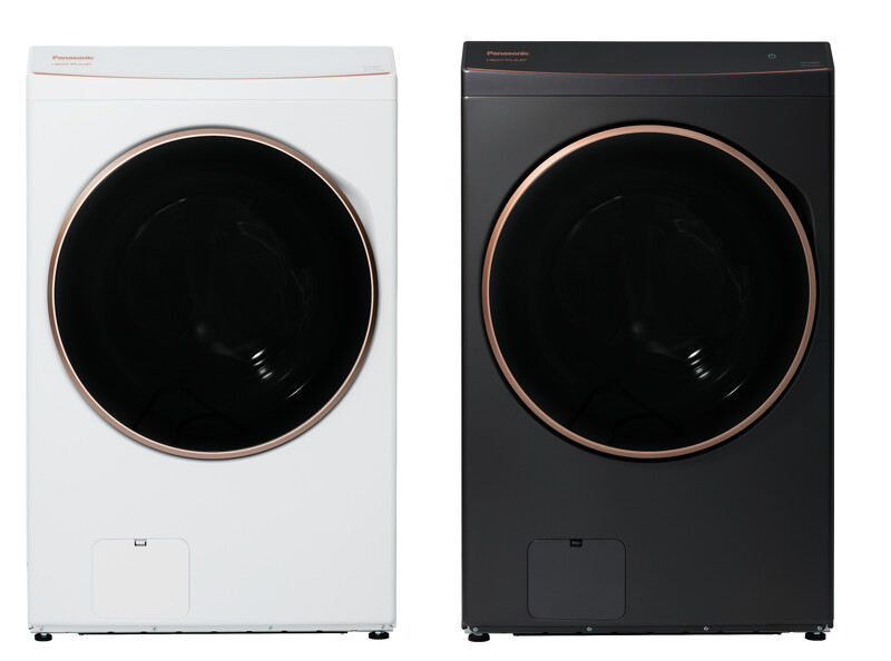 Panasonic 熱泵除濕式洗脫烘一體機,共有冰鑽白、夜幕黑; NA-V170RPH洗衣17 kg / 乾衣10kg(建議售價:64,900元)、NA-V150RPH洗衣15 kg /乾衣 10kg(建議售價:59,900),兩種規格。 Panasonic 熱泵除濕式洗脫烘一體機,共有冰鑽白、夜幕黑; NA-V170RPH洗衣17 kg / 乾衣10kg(建議售價:64,900元)、NA-V150RPH洗衣15 kg /乾衣 10kg(建議售價:59,900),兩種規格。