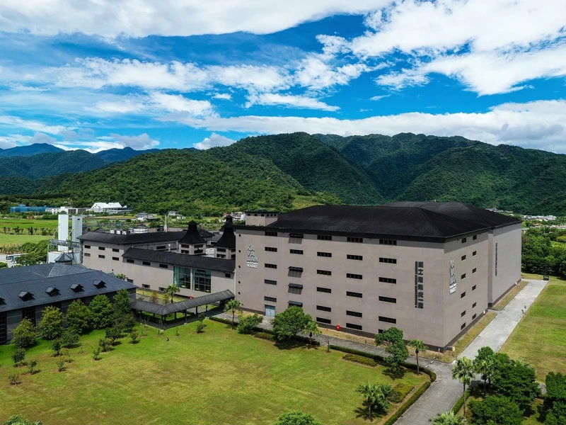 位於宜蘭的噶瑪蘭酒廠。 位於宜蘭的噶瑪蘭酒廠。