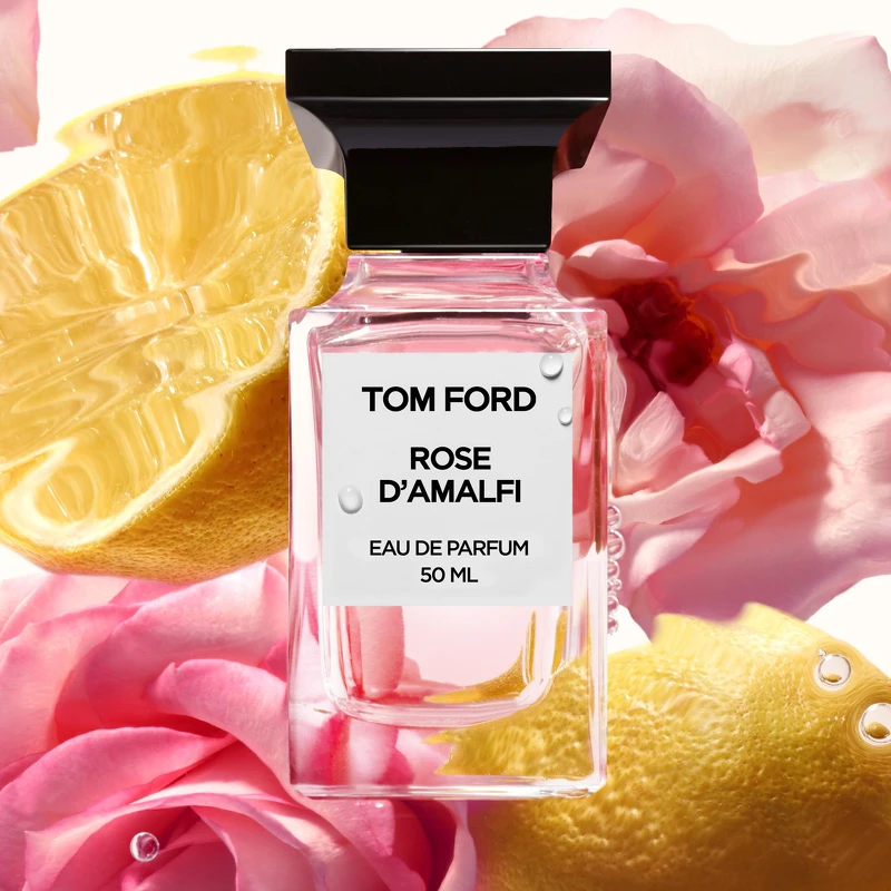 Tom Ford私人調香系列阿瑪菲玫瑰香水30ml，NT8,300、50ml，NT13,300、100ml，NT18,500