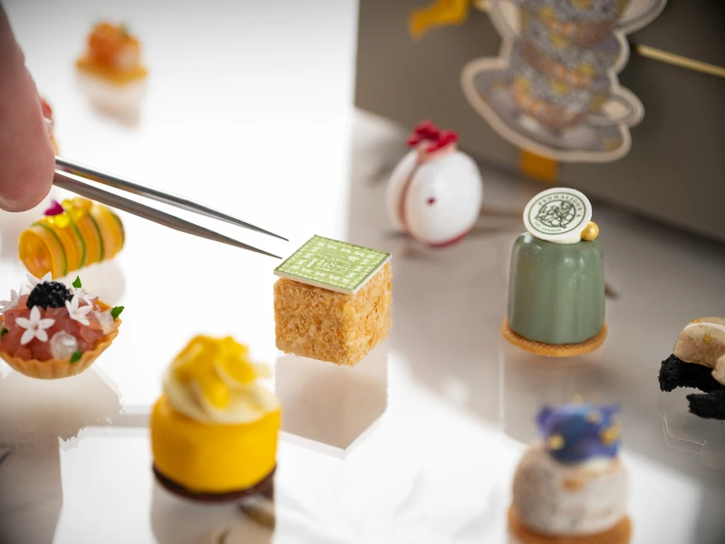 台北文華東方酒店「潘海利根 英倫芳華」聯名香氛下午茶中的甜點 (Photo/台北文華東方酒店提供)。 台北文華東方酒店「潘海利根 英倫芳華」聯名香氛下午茶中的甜點 (Photo/台北文華東方酒店提供)。