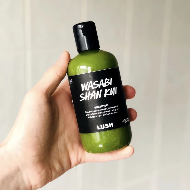 LUSH山葵洗髮露110g,NT600、300g,NT1,200、600g,NT2,000、1100g,NT3,400 LUSH山葵洗髮露110g,NT600、300g,NT1,200、600g,NT2,000、1100g,NT3,400