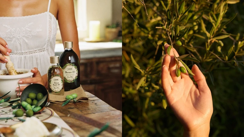 SABON盛宴橄欖系列情境圖。