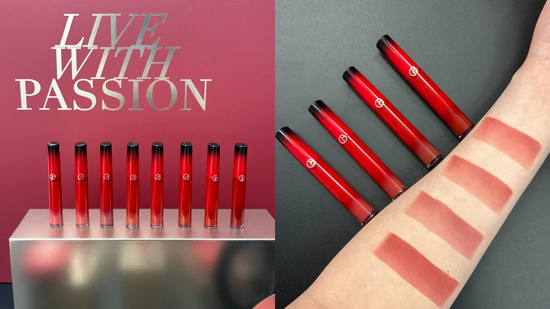 圖片來源: Armani Beauty | 奢華絲絨訂製唇萃 25周年限定版|定價1,600元 圖片來源: Armani Beauty | 奢華絲絨訂製唇萃 25周年限定版|定價1,600元