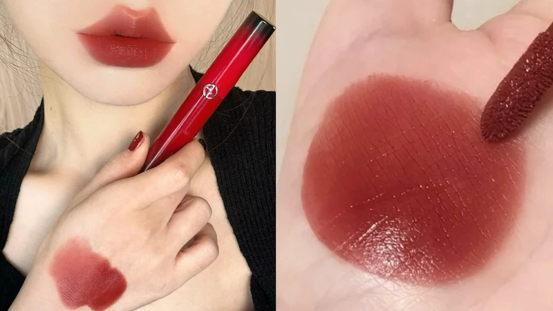 圖片來源: 小紅書 | 奢華絲絨訂製唇萃 25周年限定版 #206不朽紅棕|定價1,600元 圖片來源: 小紅書 | 奢華絲絨訂製唇萃 25周年限定版 #206不朽紅棕|定價1,600元