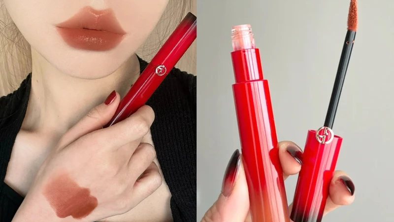 圖片來源: 小紅書 | 奢華絲絨訂製唇萃 25周年限定版 #208不羈橘棕|定價1,600元 圖片來源: 小紅書 | 奢華絲絨訂製唇萃 25周年限定版 #208不羈橘棕|定價1,600元