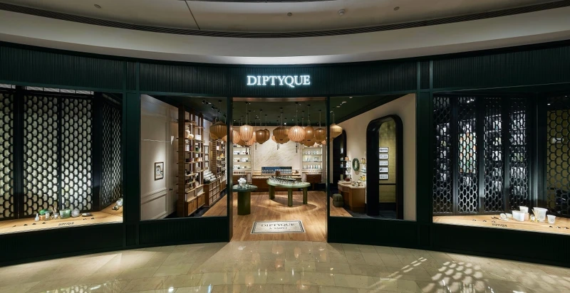 Diptyque台北101形象旗艦店外觀。 Diptyque台北101形象旗艦店外觀。