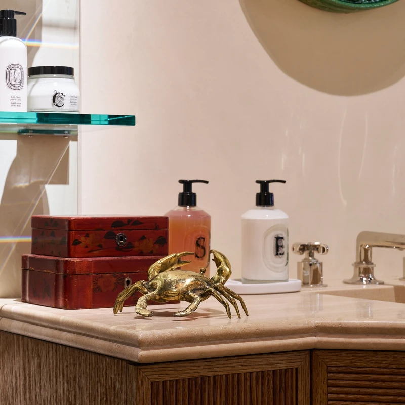 Diptyque台北101形象旗艦店的護膚空間。 Diptyque台北101形象旗艦店的護膚空間。