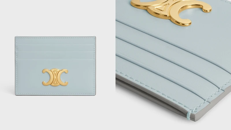 TRIOMPHE亮澤牛皮革卡片套 NT14,500 TRIOMPHE亮澤牛皮革卡片套 NT14,500