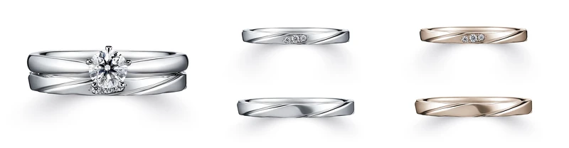 Chloris鉑金女戒&鉑金鑽戒、鉑金對戒、淺棕金對戒。 Chloris鉑金女戒&鉑金鑽戒、鉑金對戒、淺棕金對戒。