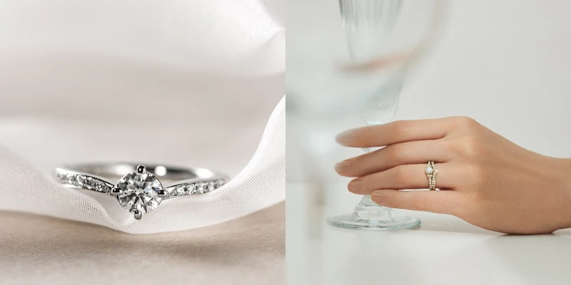 LILIUM訂婚鑽戒、HATUR結婚對戒。 LILIUM訂婚鑽戒、HATUR結婚對戒。