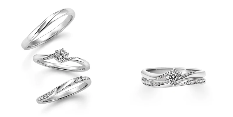 FLANERY訂婚鑽戒 & PERSEUS結婚對戒。 FLANERY訂婚鑽戒 & PERSEUS結婚對戒。