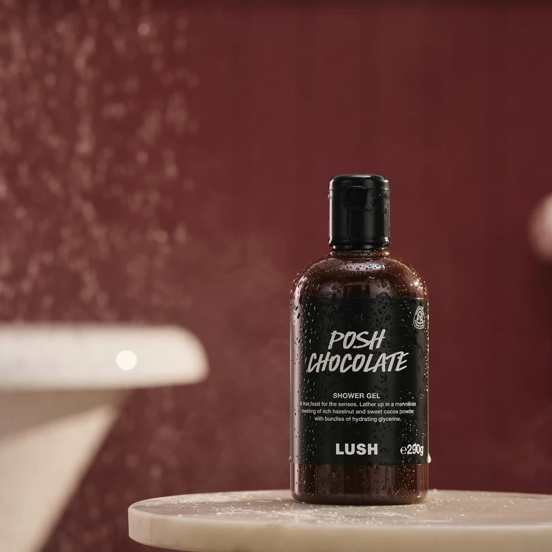 LUSH榛果巧克力沐浴露110g,NT550、280g,NT1,100、560g,NT1,500 LUSH榛果巧克力沐浴露110g,NT550、280g,NT1,100、560g,NT1,500