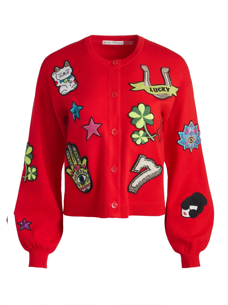 alice + olivia ZOLA STACEFACE針織外套,NT22,900 alice + olivia ZOLA STACEFACE針織外套,NT22,900