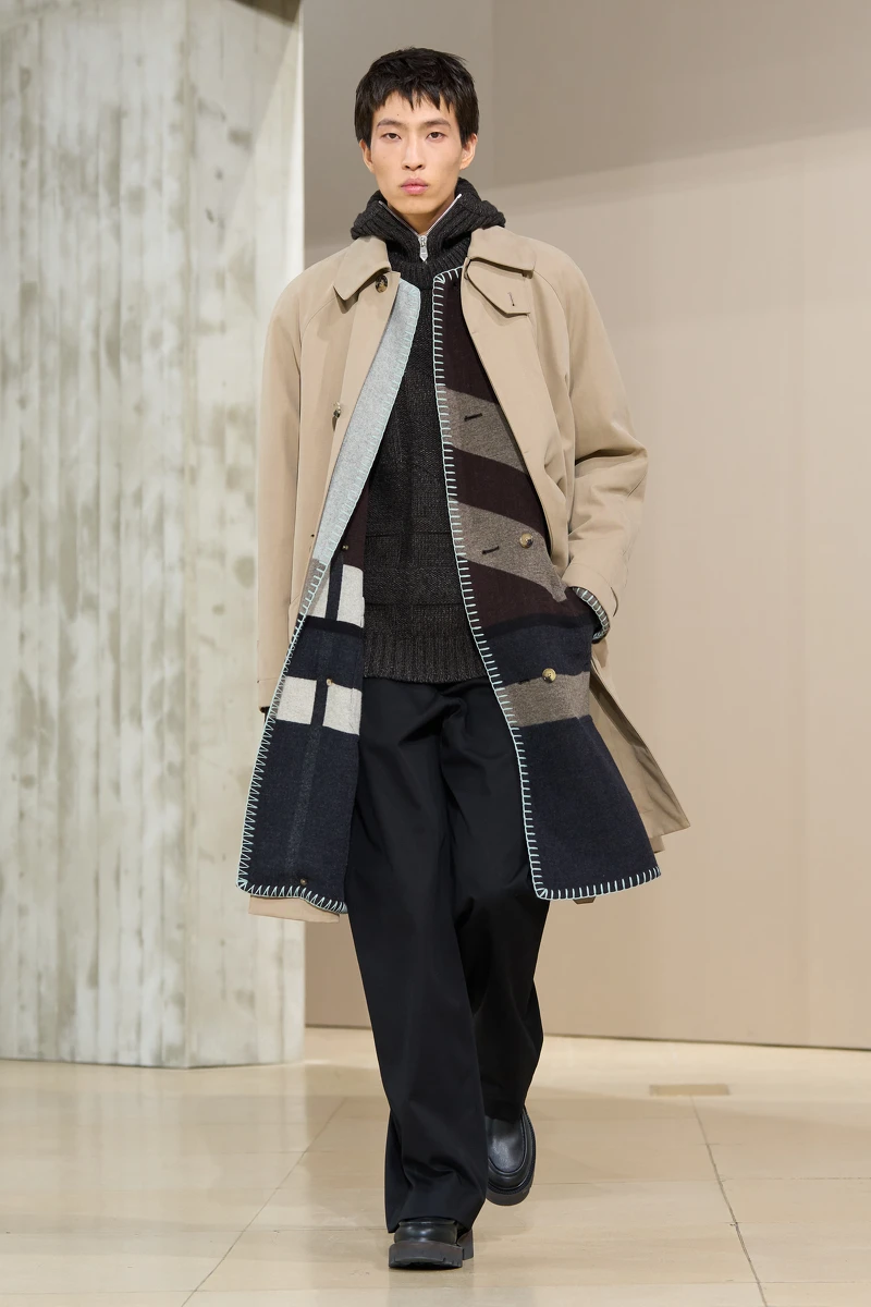 Hermes2025秋冬男裝週。