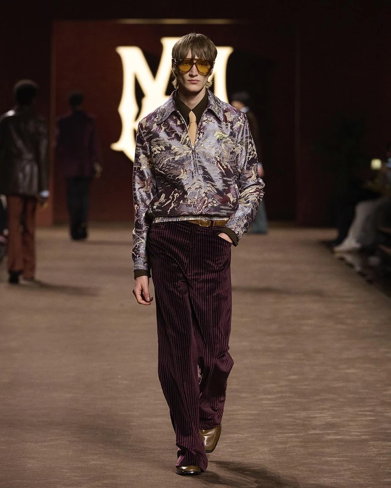 Amiri2025秋冬男裝系列。