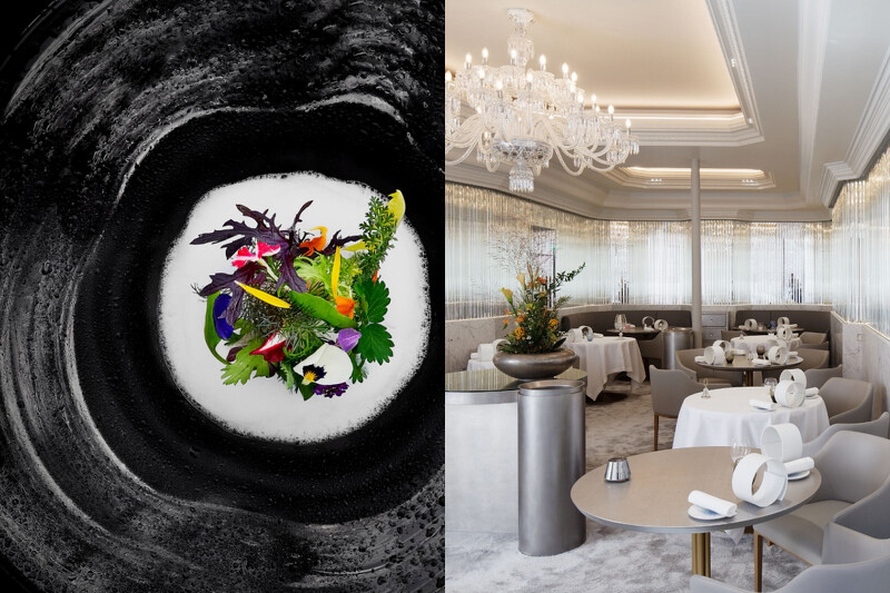 料理與餐廳展現一致的高貴優雅。 料理與餐廳展現一致的高貴優雅。